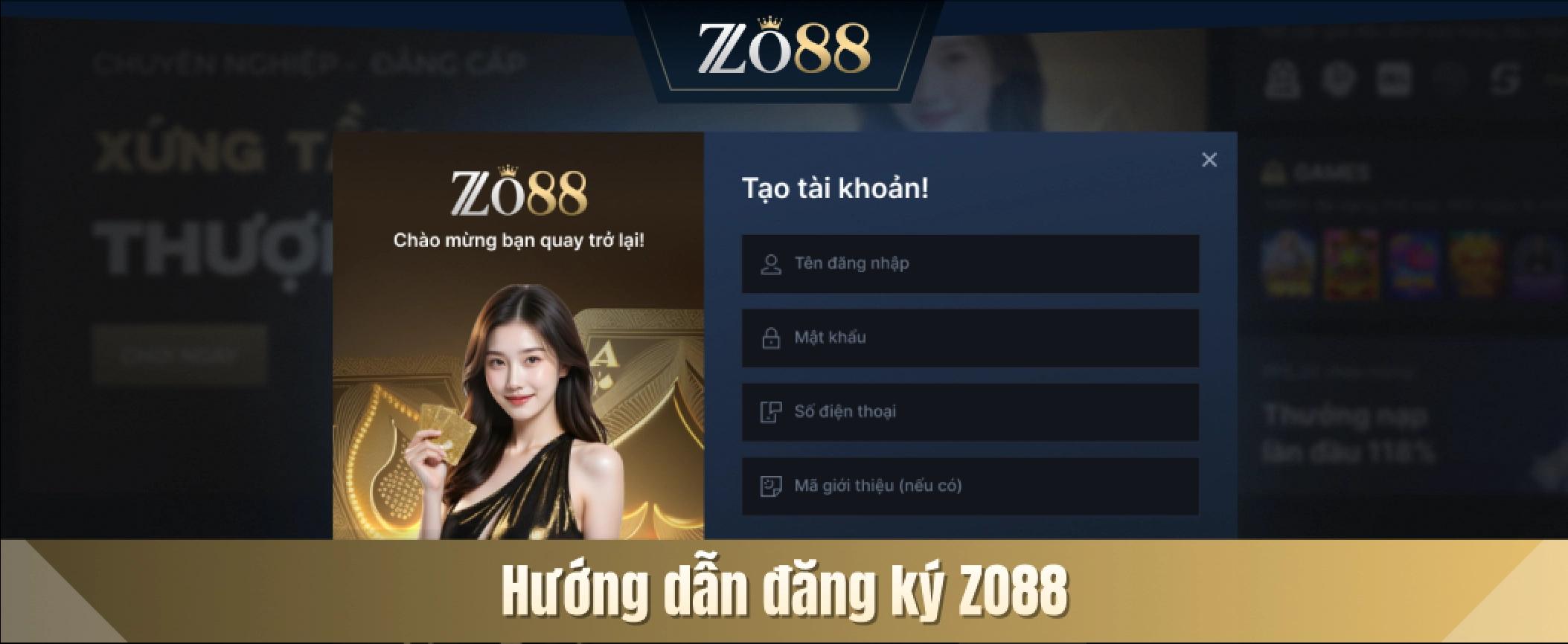 Nhà cái ZO88 Sân chơi uy tín